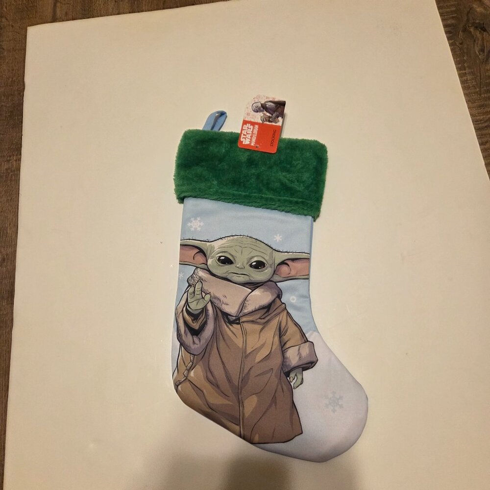 Star Wars Baby Yoda New with Tags Christmas Stocking